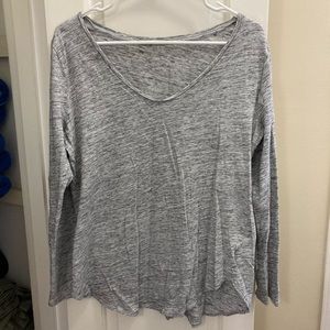 Old Navy Gray Long Sleeve Shirt